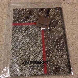 Burberry Monogram Silk Scarf